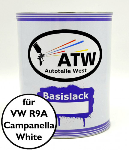 Autolack für VW R9A Campanella White